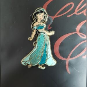 2012 Disney Parks Princess Jasmine Enamel Pin – Glitter Dress – Pre-Owned